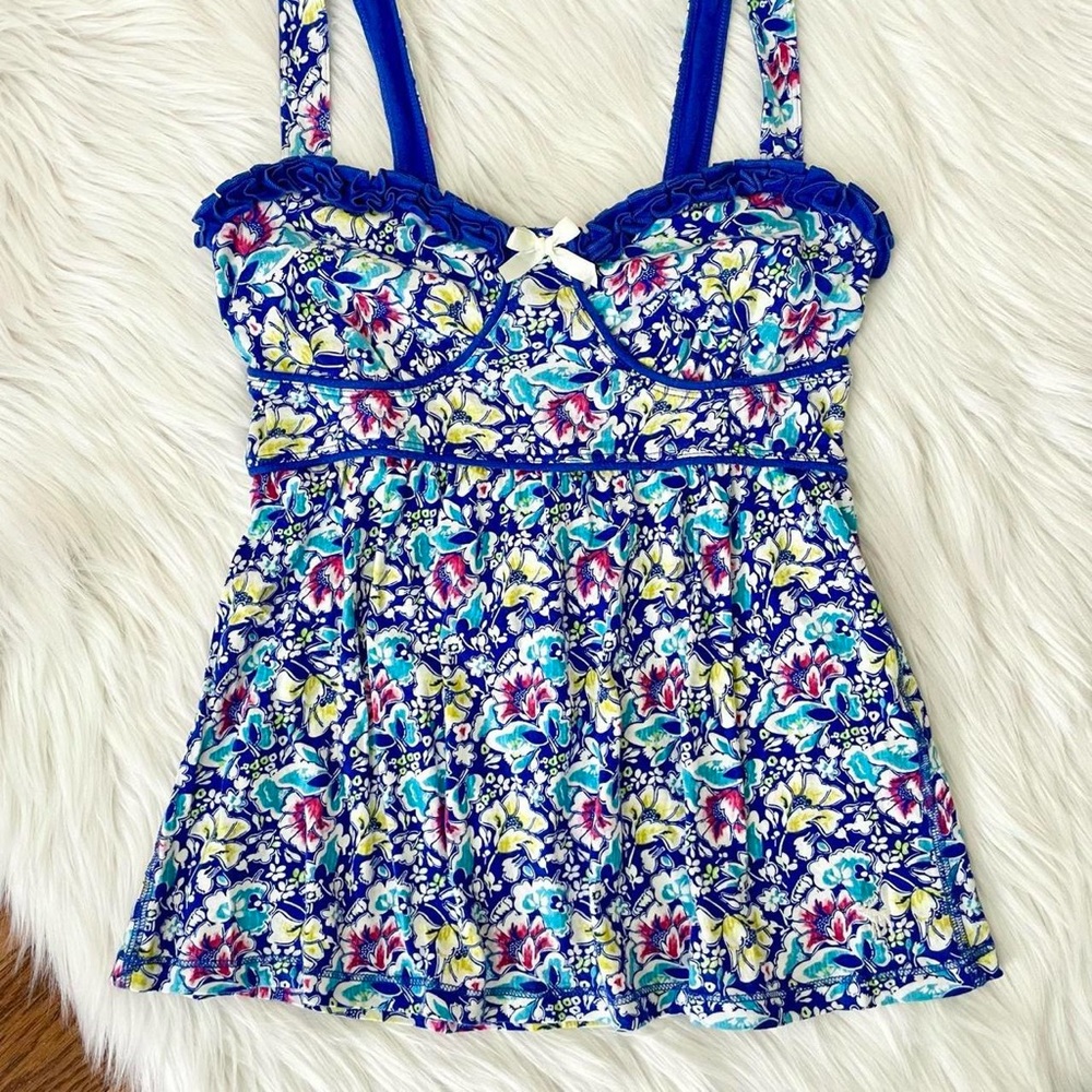 Vintage Y2K babydoll floral top 🌷by Abercrombie & Fitch